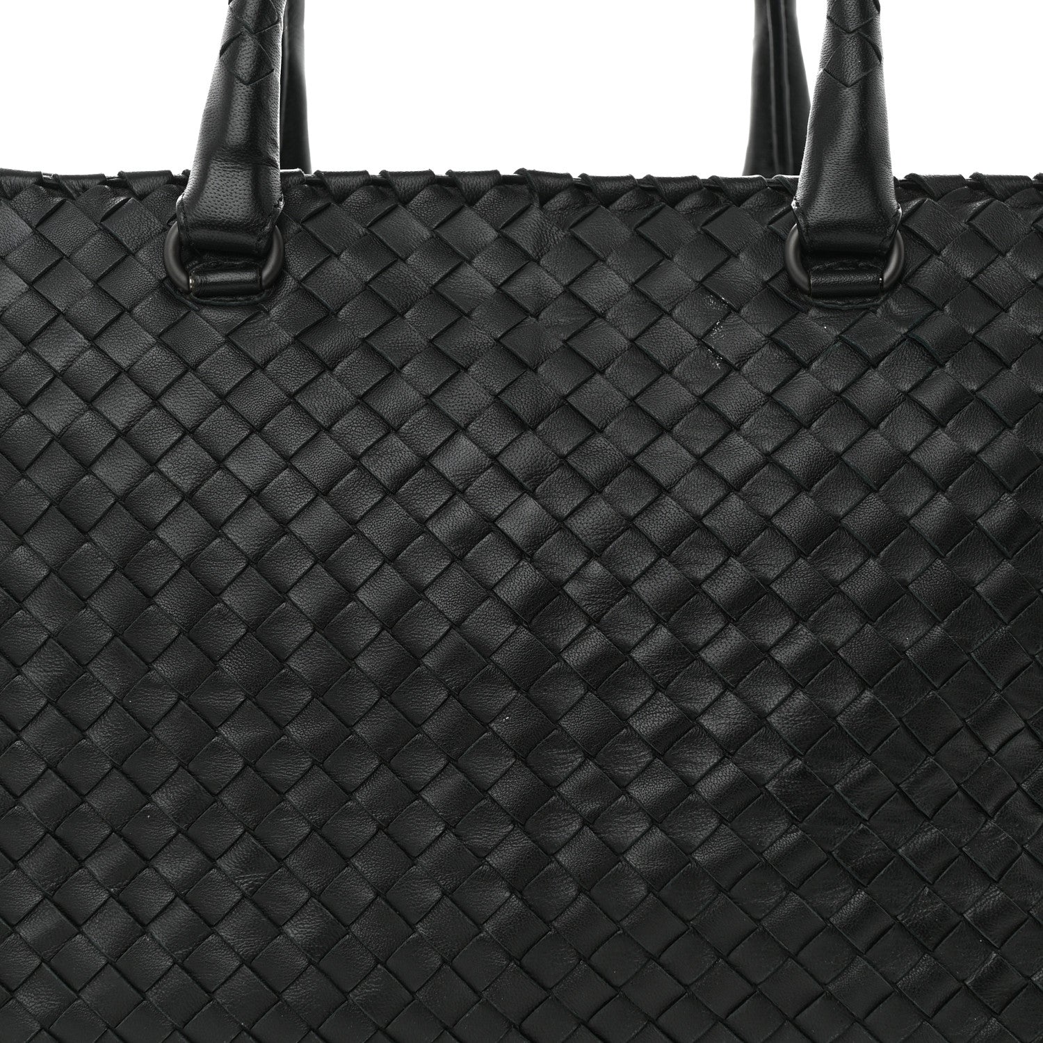 Bottega Veneta Nappa Intrecciato Ayers Brick Tote Black 7 of 15