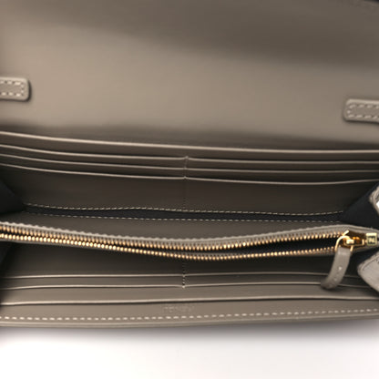 Fendi Vitello King Cruise FF Diamonds Continental Envelope Wallet On Chain Truffle Dove 5 of 11