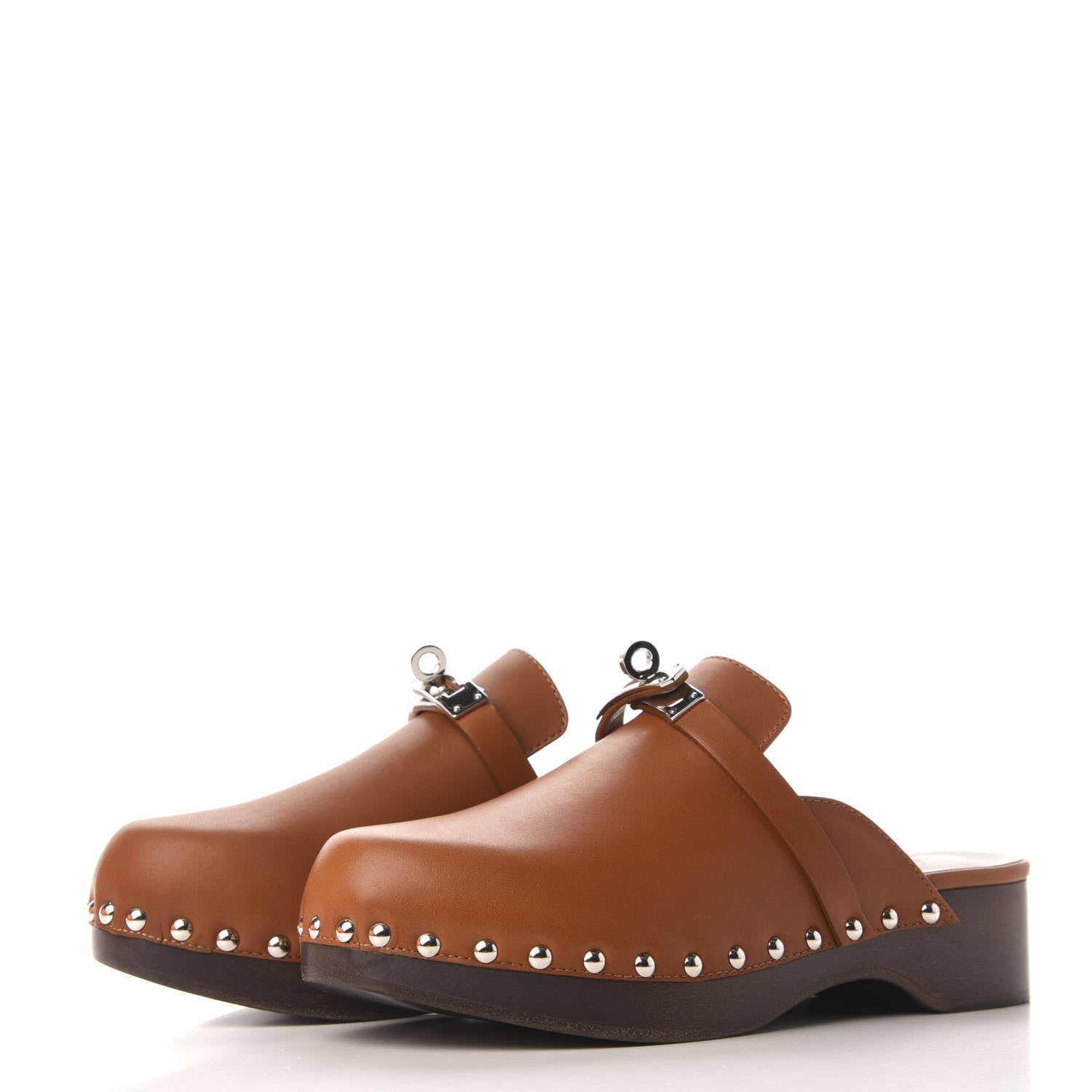 Hermes Heritage Calfskin Carlotta Mules 36 Naturel 3 of 8