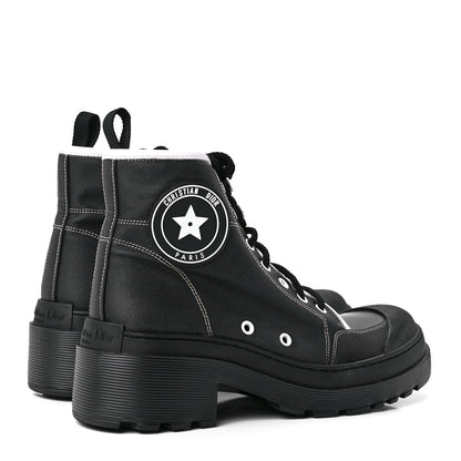 Christian Dior Technical Fabric D-Rise 35mm Boots 39 Black 4 of 9