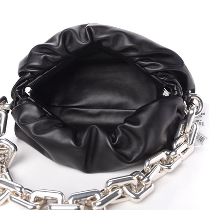 Bottega Veneta Calfskin The Pouch Chain Black 5 of 9