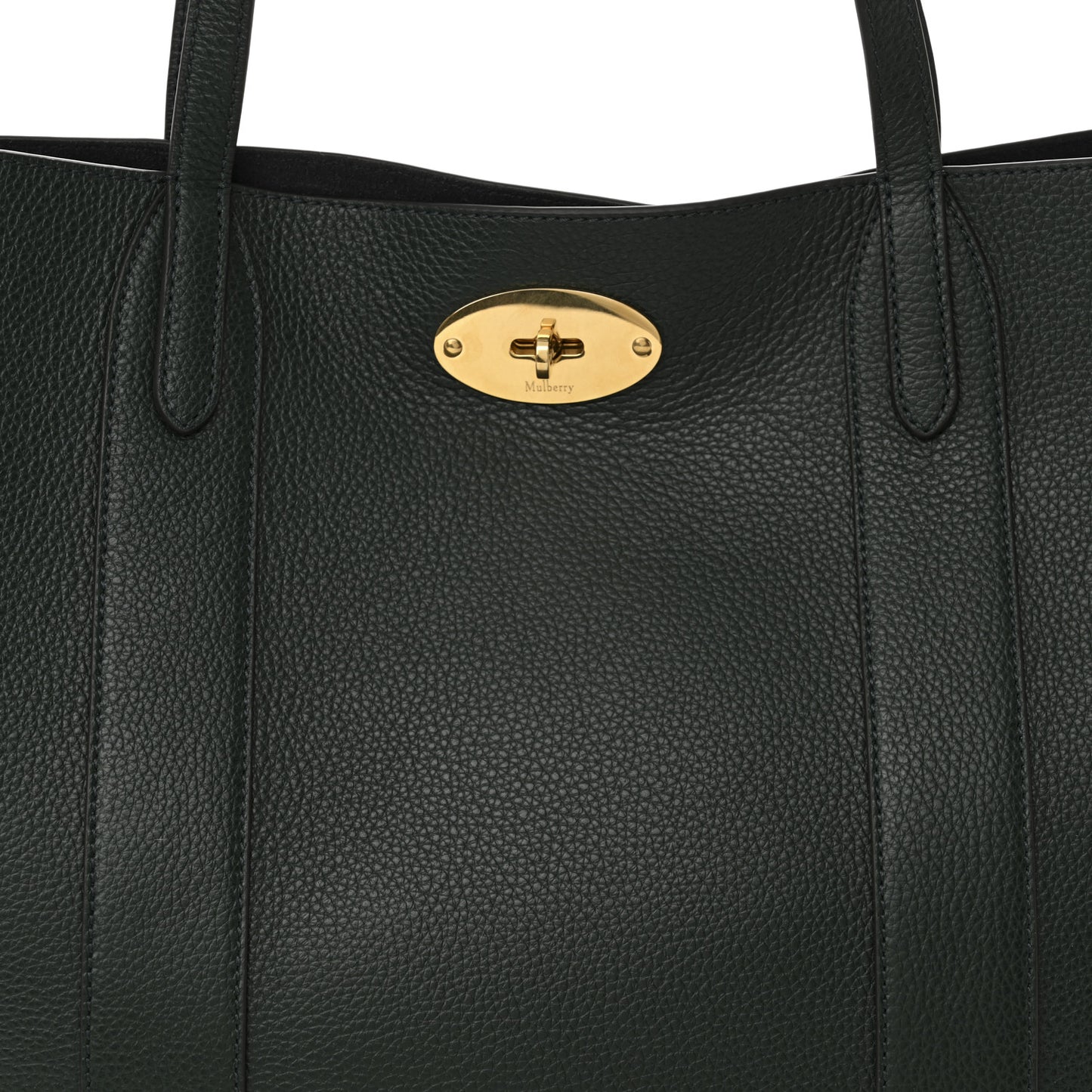 Small Classic Grain Bayswater Tote Mulberry Green