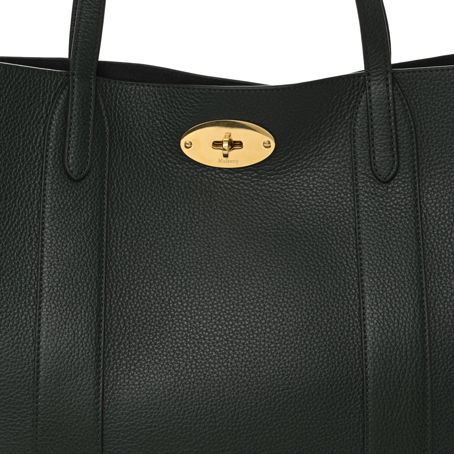 Mulberry Small Classic Grain Bayswater Tote Mulberry Green 7 of 9
