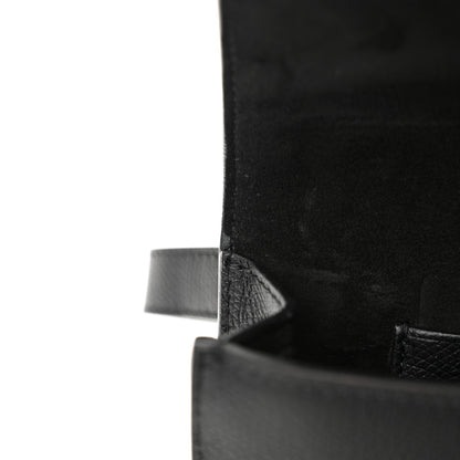 Christian Dior Grained Calfskin Saddle Belt Clutch Black 14 of 18