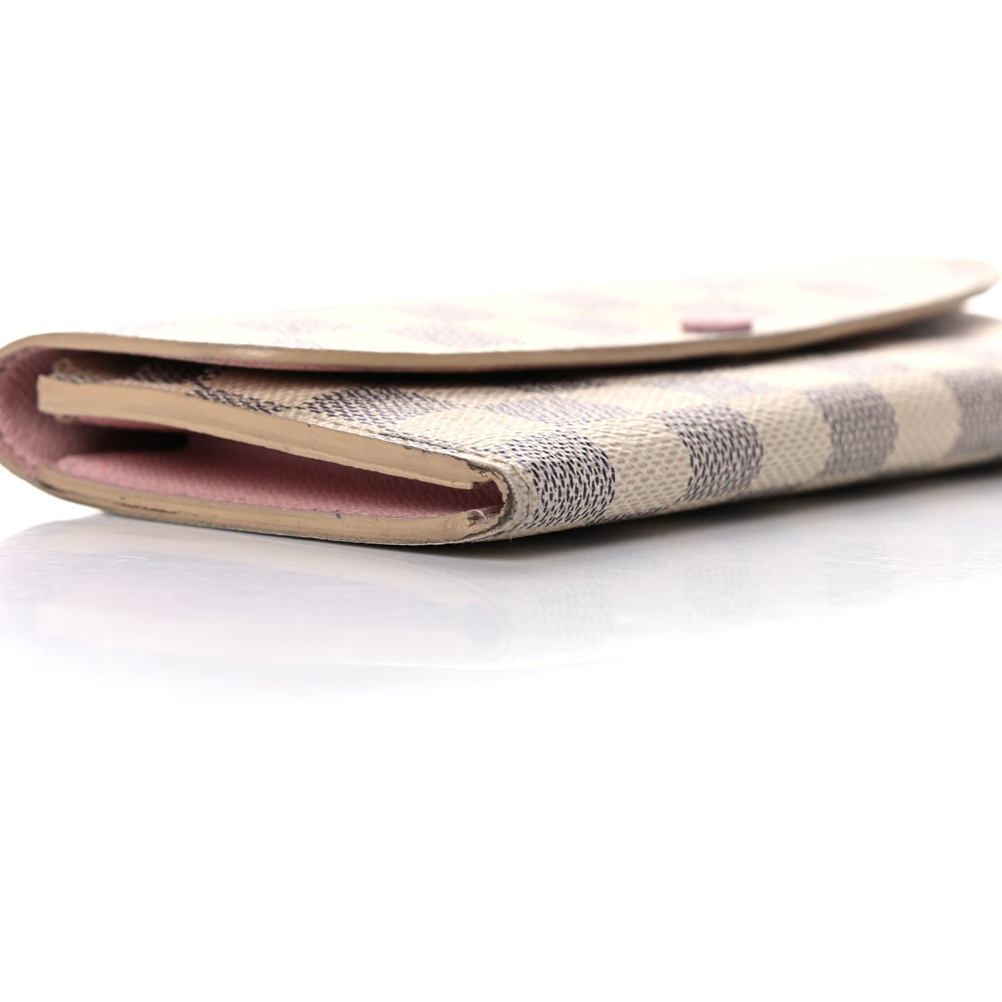 Damier Azur Emilie Wallet Rose Ballerine