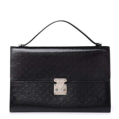 Louis Vuitton Monogram Glace Anouchka Pochette GM Black 1 of 19
