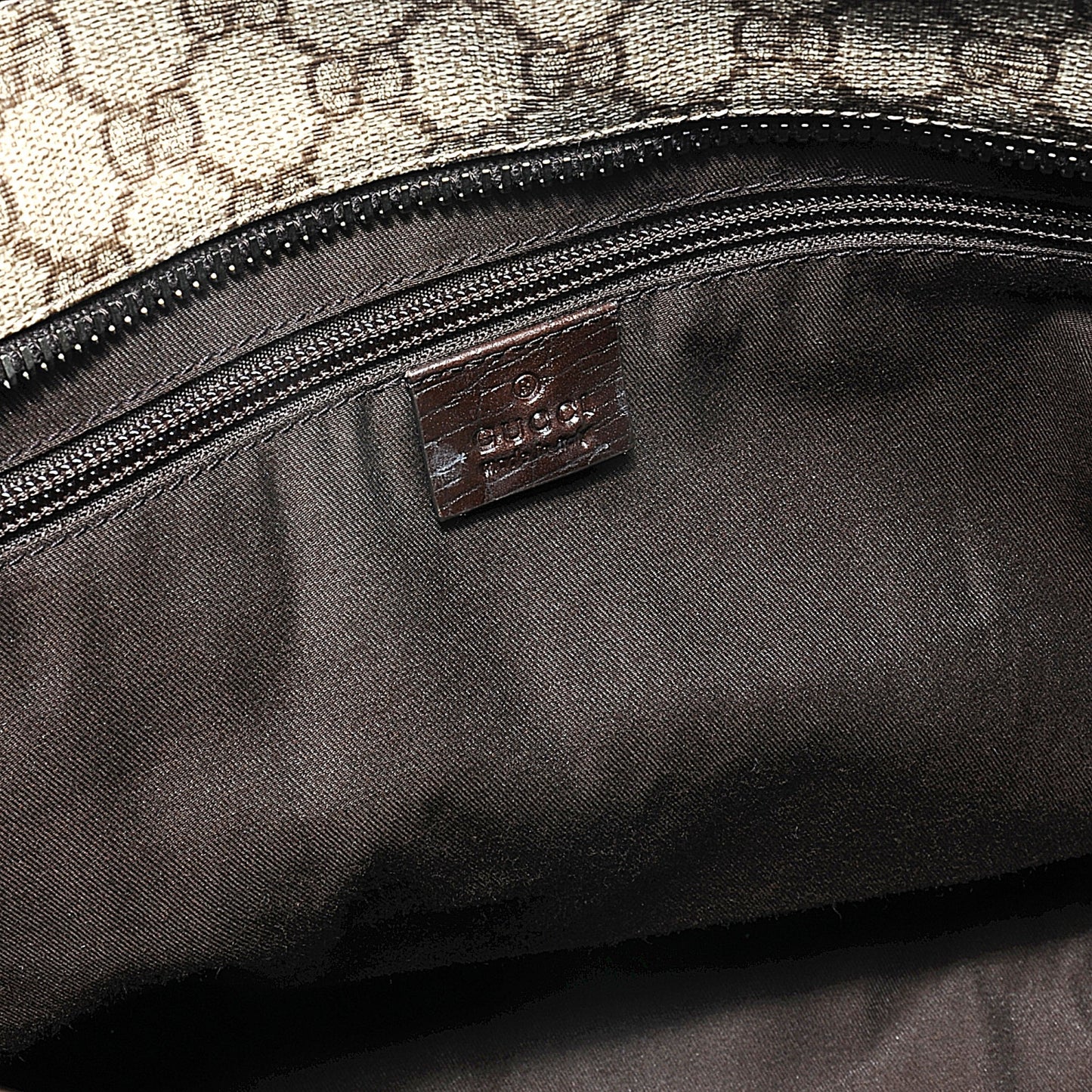 Monogram Coated Canvas Travel Tote Ebony
