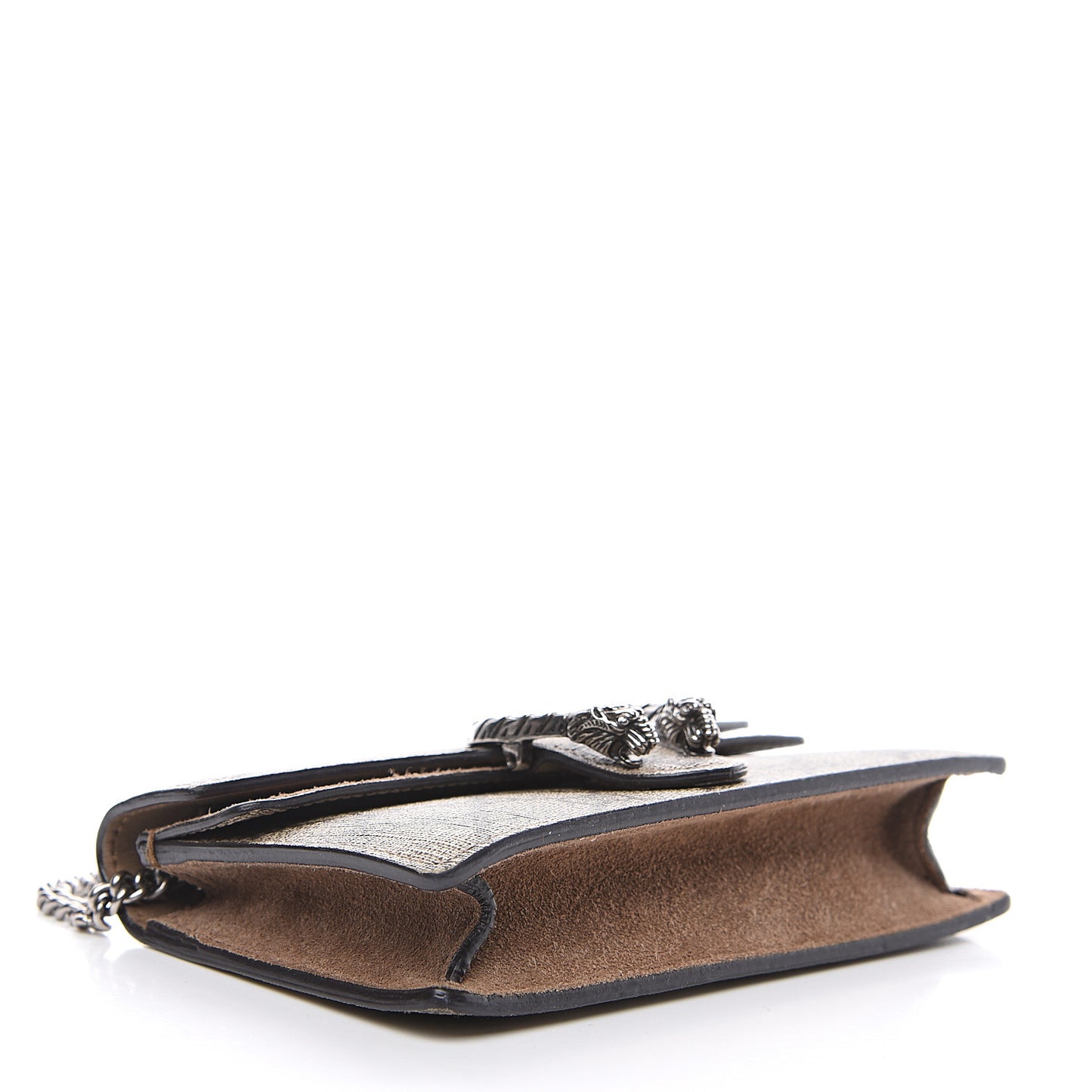 GG Supreme Monogram Super Mini Dionysus Shoulder Bag Taupe