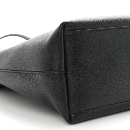 Gucci Textured Calfskin Web Medium Ophidia Shopping Tote Black 9 of 10