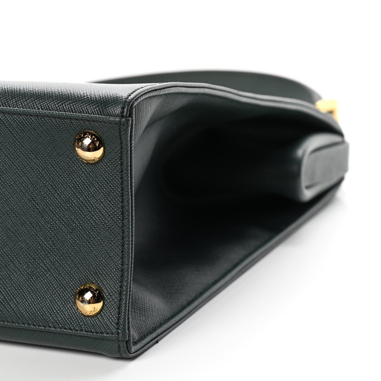 Saffiano Lux Framed Bag Smeraldo