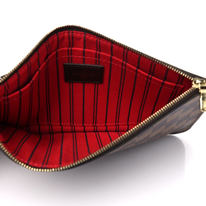 Louis Vuitton Damier Ebene Neverfull MM GM Pochette 5 of 12