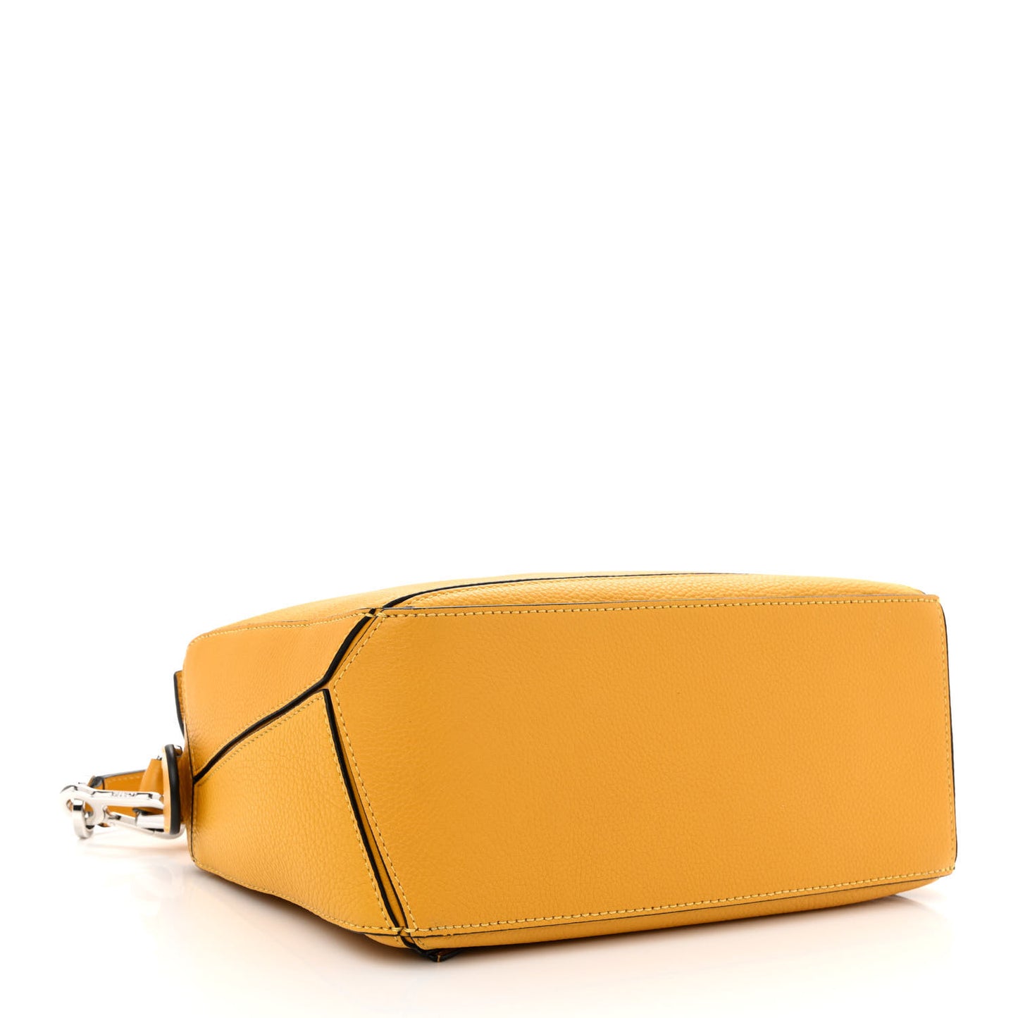 Grained Calfskin Small Puzzle Bag Narcisus Yellow