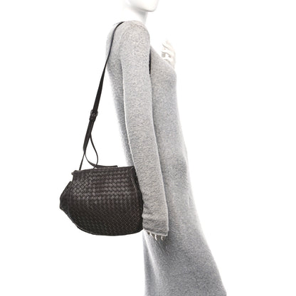 Bottega Veneta Nappa Intrecciato Messenger Bag Ebano 2 of 9