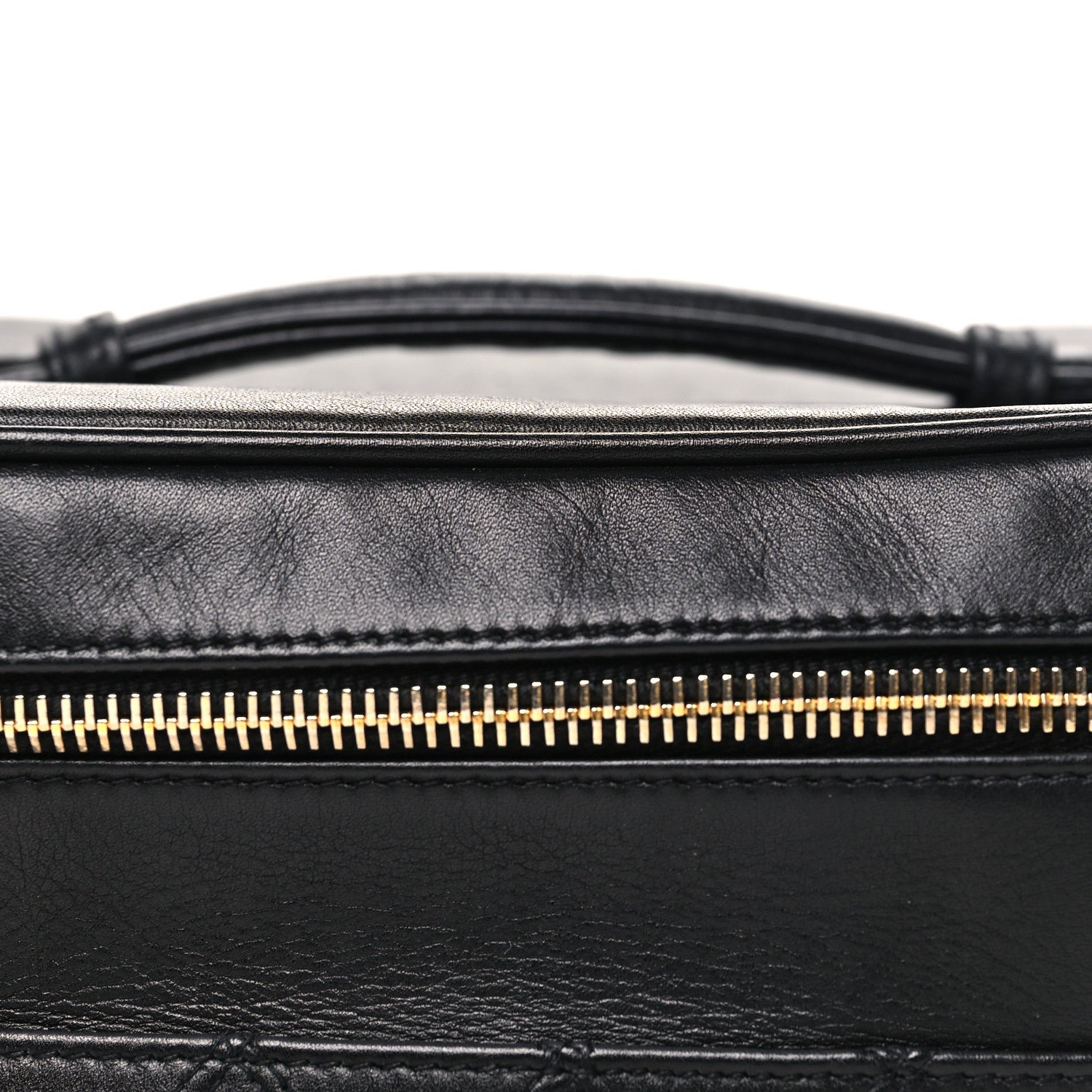 Chanel Lambskin Vanity Cosmetic Case Black 8 of 9