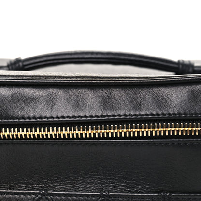 Chanel Lambskin Vanity Cosmetic Case Black 8 of 9