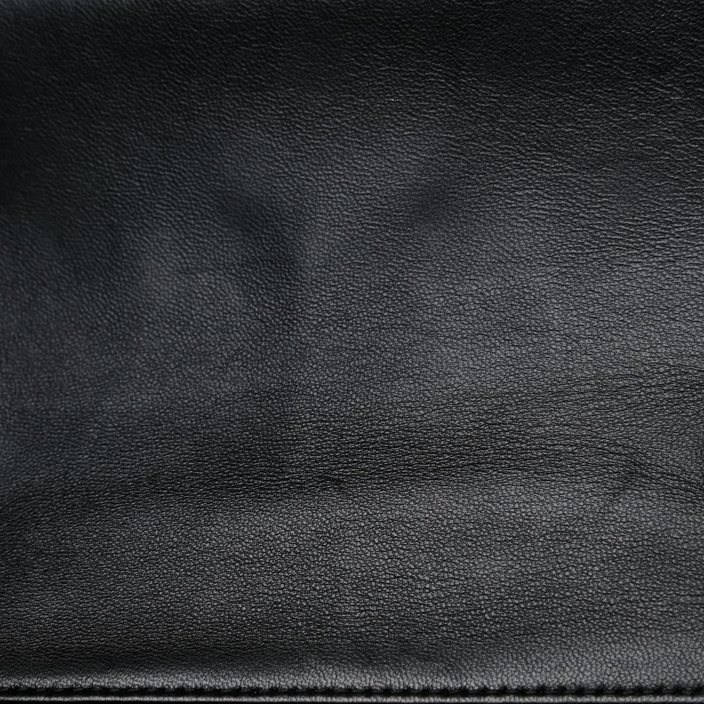 Lambskin Quilted Mini Rectangular Flap Black