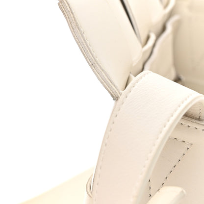 Bottega Veneta Lambskin Maxi Intrecciato Cassette Crossbody Bag White 12 of 16
