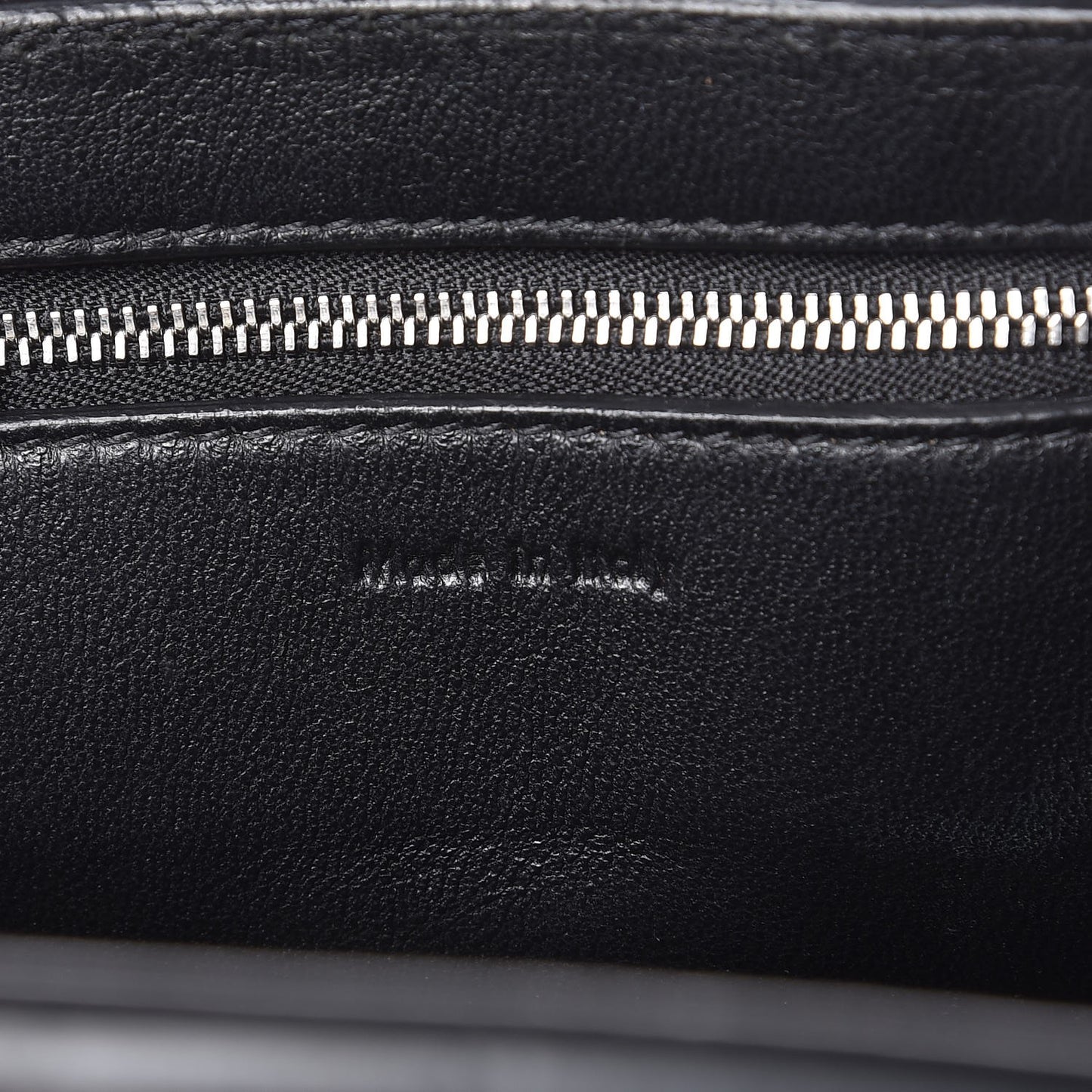 Drummed Calfskin Medium Edge Shoulder Bag Grey