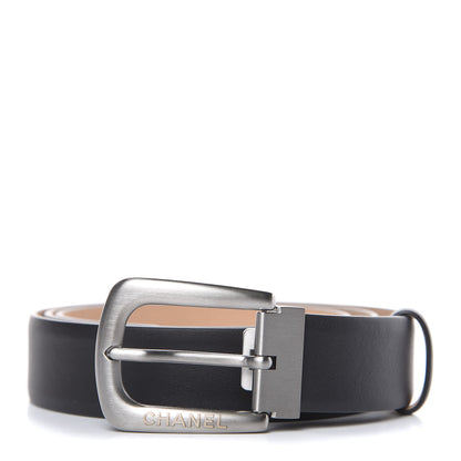 Chanel Calfskin Belt 95 38 Black 1 of 6
