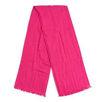Hermes Cashmere Silk New Libris Stole Rose Indien 2 of 3