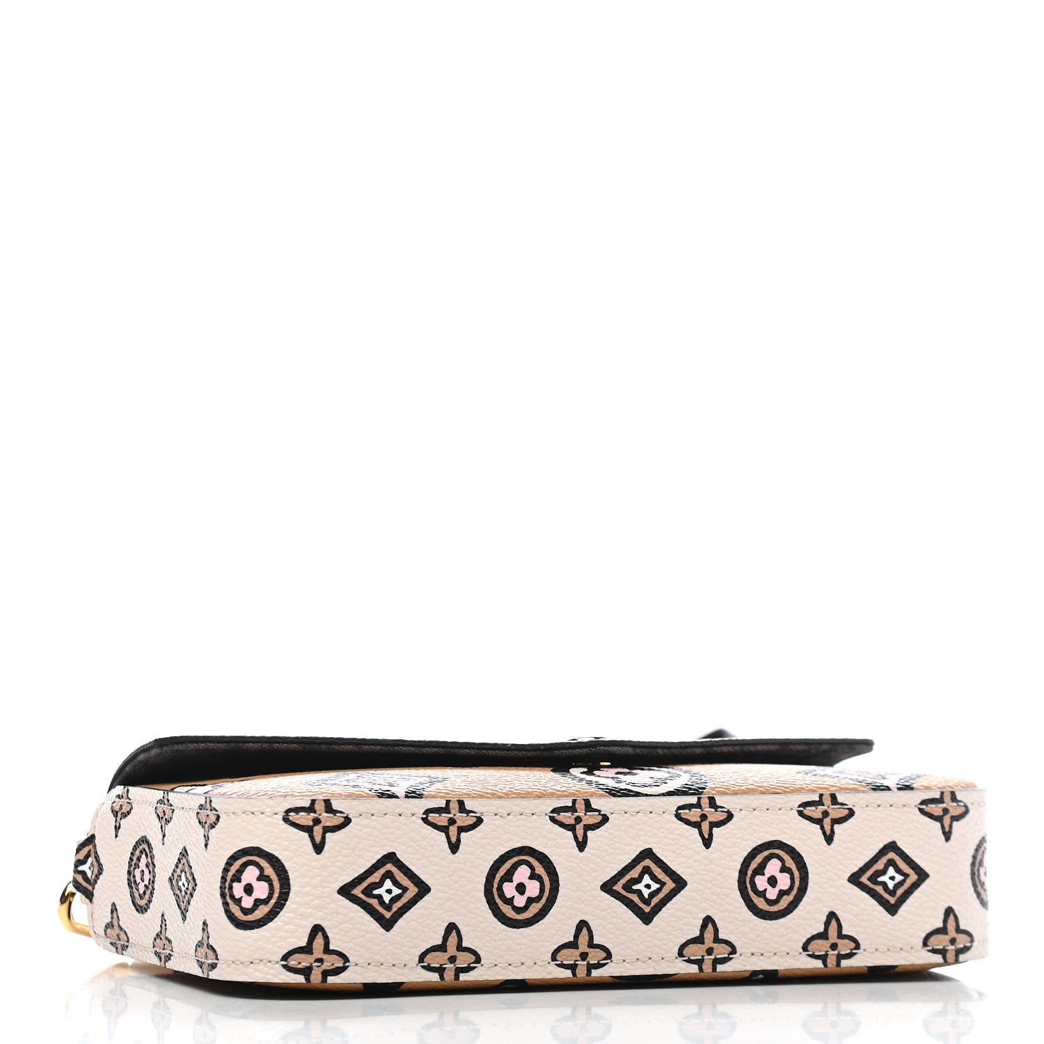 Louis Vuitton Monogram Wild At Heart Felicie Strap & Go Arizona Creme 4 of 8