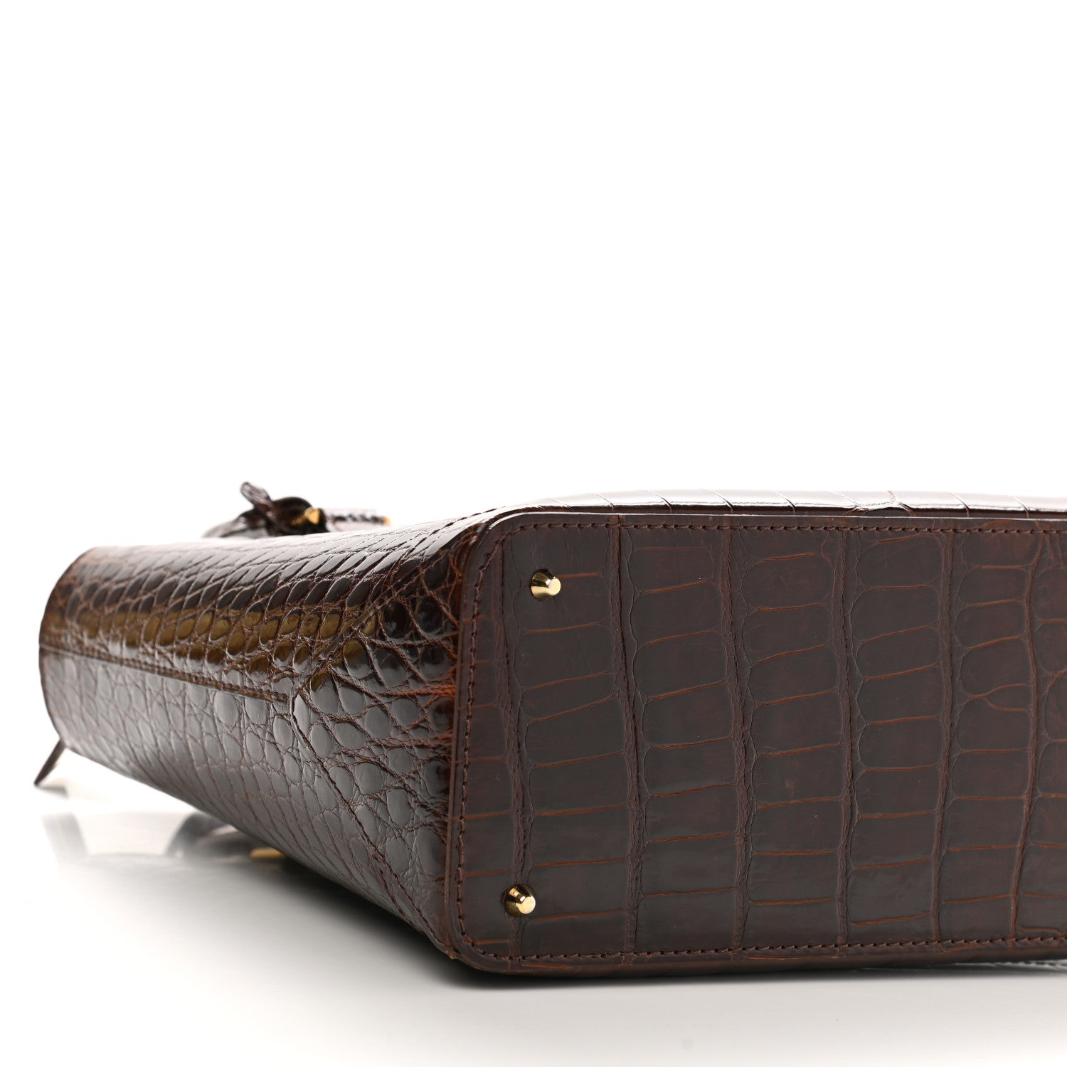 Louis Vuitton Alligator Lancelot Brown 9 of 10