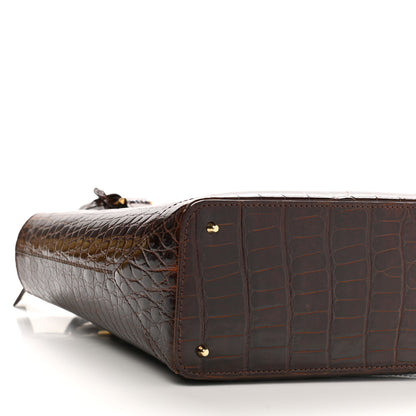 Louis Vuitton Alligator Lancelot Brown 9 of 10