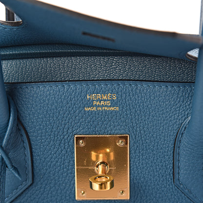 Hermes Togo Birkin 30 Cobalt 6 of 12