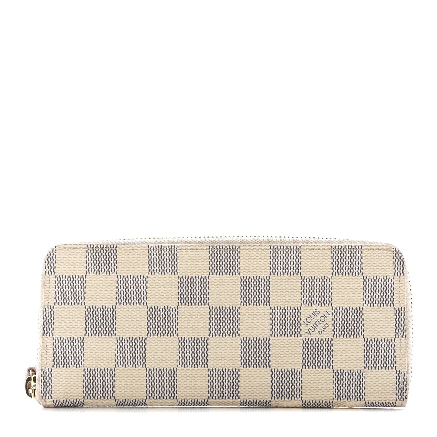 Damier Azur Clemence Wallet Rose Ballerine