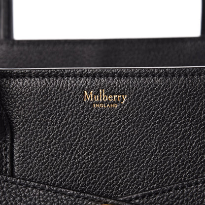 Mulberry Classic Grain Small Bayswater Zip Tote Black 8 of 13