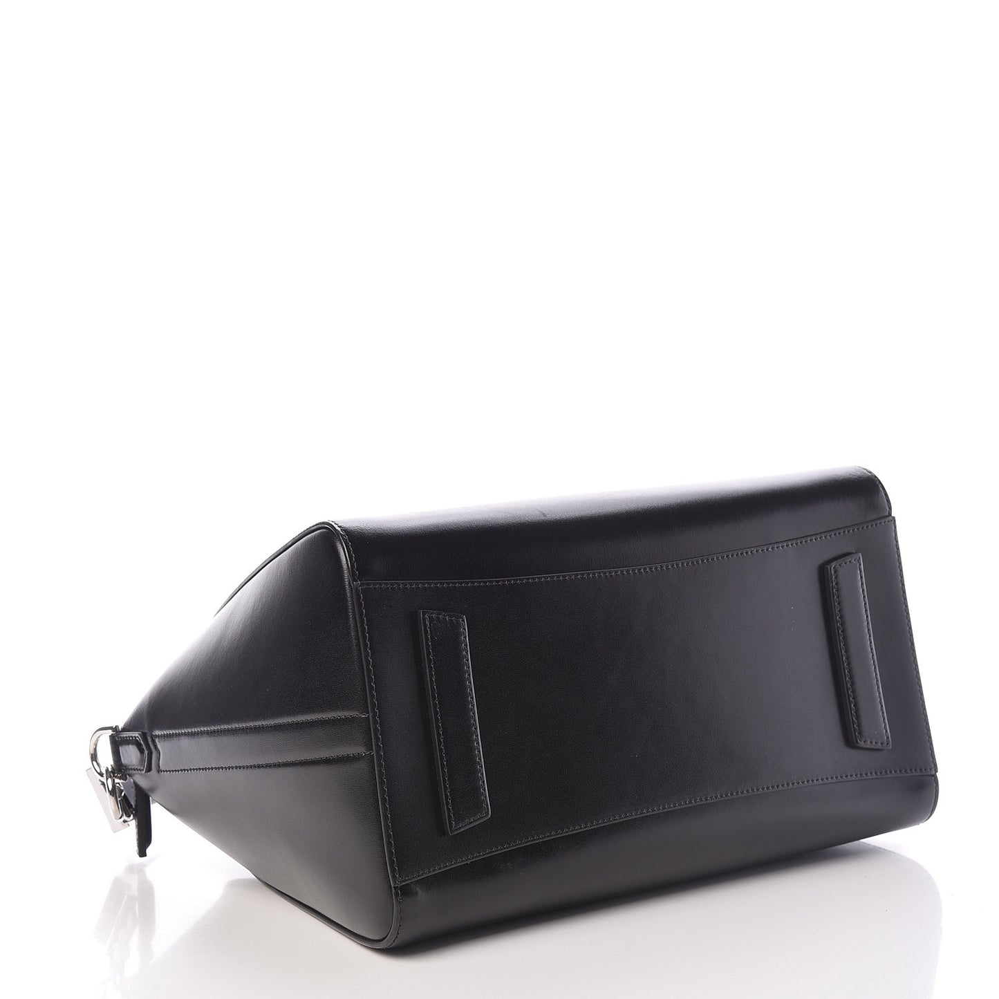 Shiny Lord Calfskin Medium Antigona Black