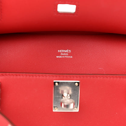 Hermes Swift Mini Jypsiere Rouge Piment 6 of 12