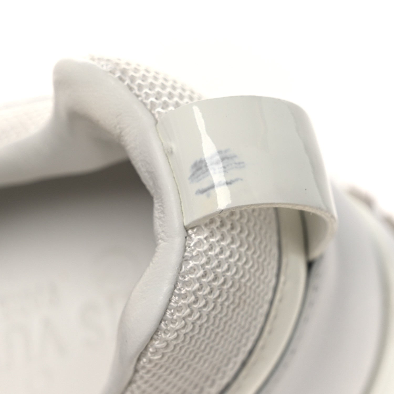 Louis Vuitton Calfskin Mesh Run Away Sneakers 37.5 White 11 of 12