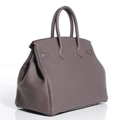 Hermes Togo Birkin 35 Etain 3 of 28