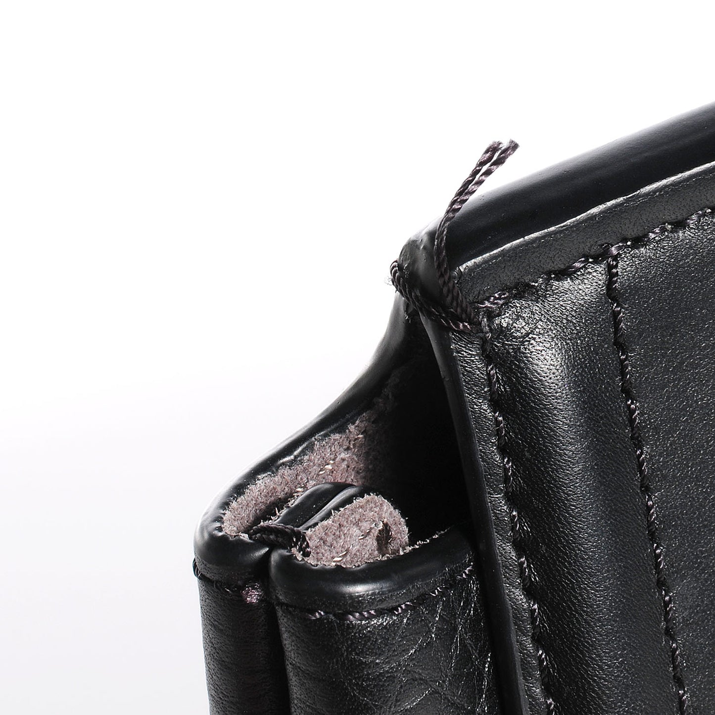 Calfskin Large Marion Soft Black with Rose Gold Hardware