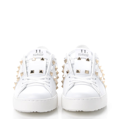 Valentino Garavani Calfskin Rockstud Untitled Open Sneakers 36.5 White 2 of 10