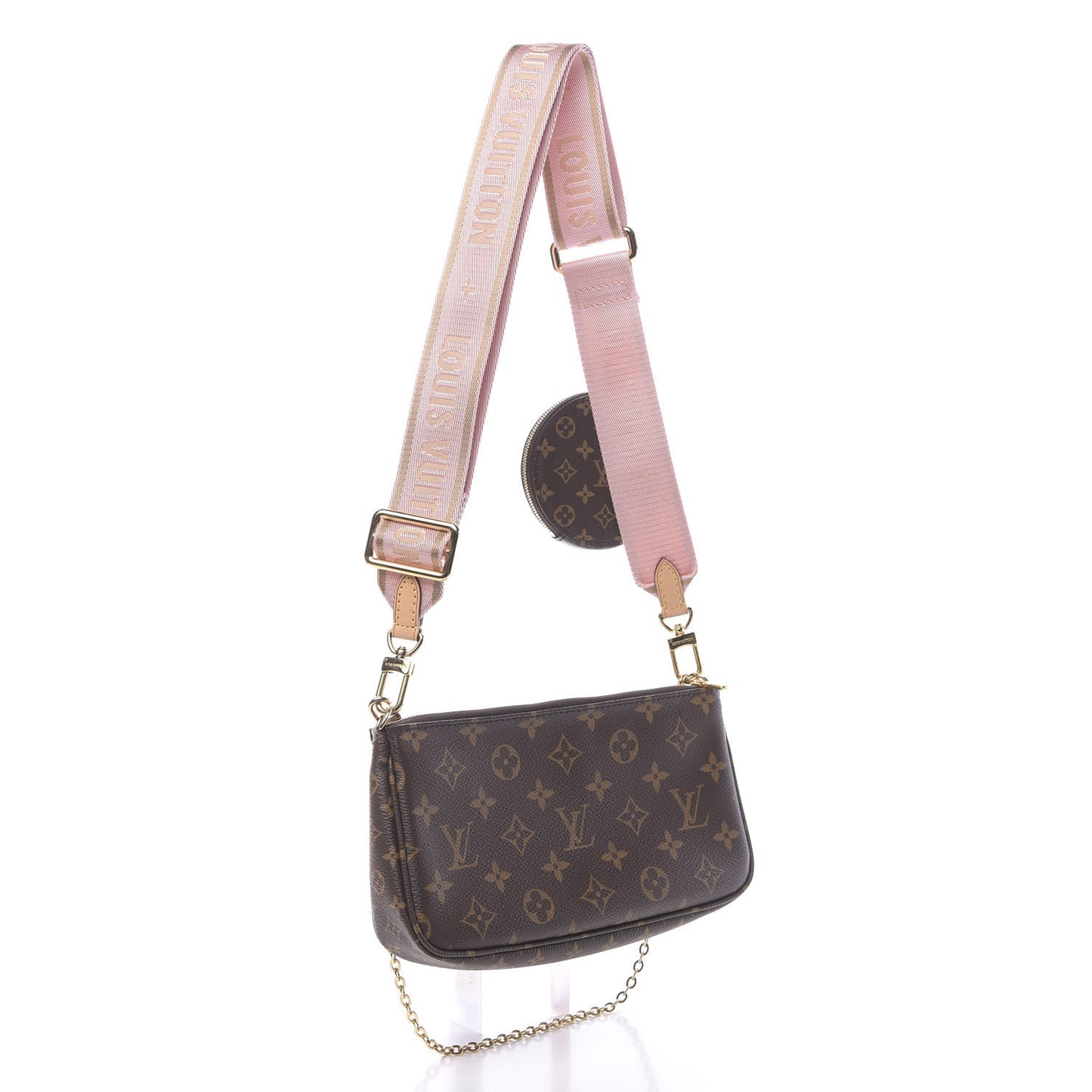 Monogram Multi Pochette Accessories Rose Clair