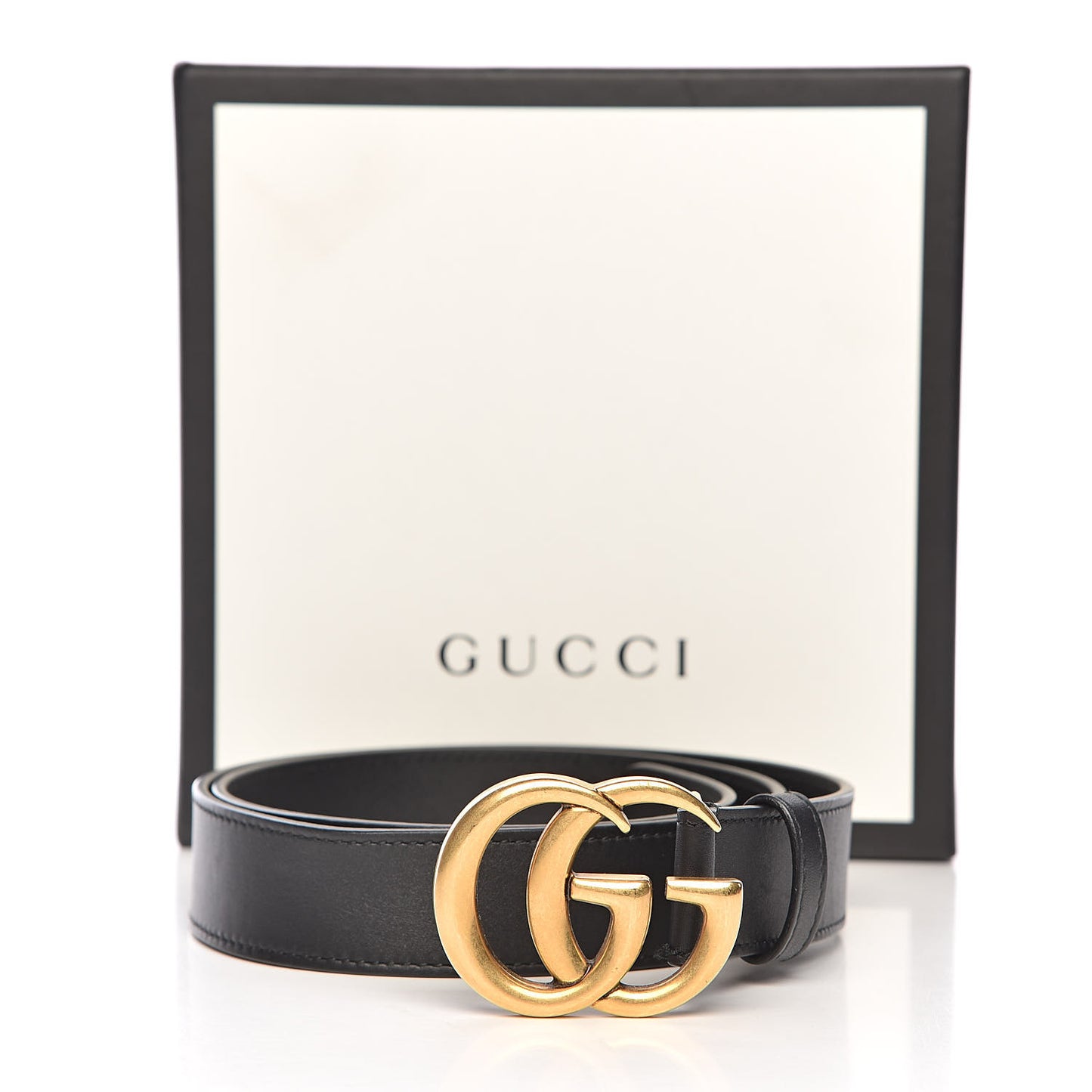 Calfskin Double G 30mm Belt 85 34 Black