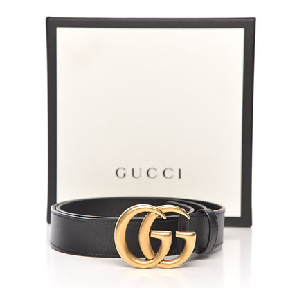 Gucci Calfskin Double G 30mm Belt 85 34 Black 7 of 7