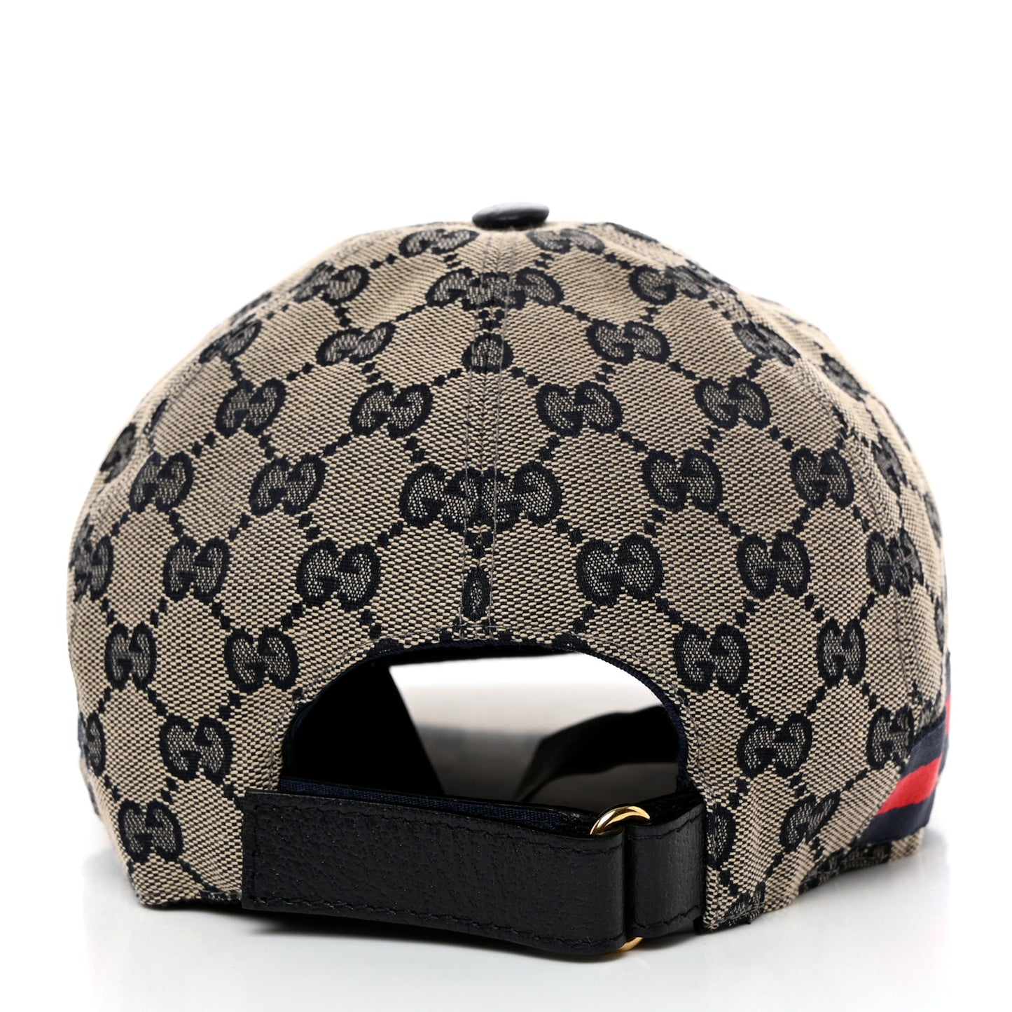 Monogram Web Baseball Hat XL Beige Blue