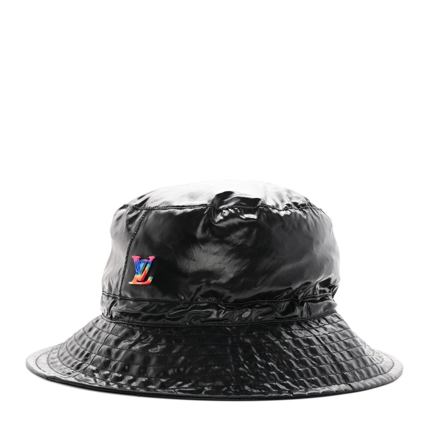 Louis Vuitton Nylon 2054 Transformable Bob Bucket Hat 58 Black 1 of 9