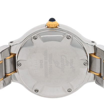 Cartier Stainless Steel 18K Yellow Gold 28mm Must de 21 Quartz Watch 4 of 4