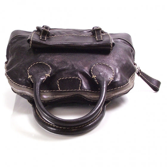 Leather Edith Dome Black