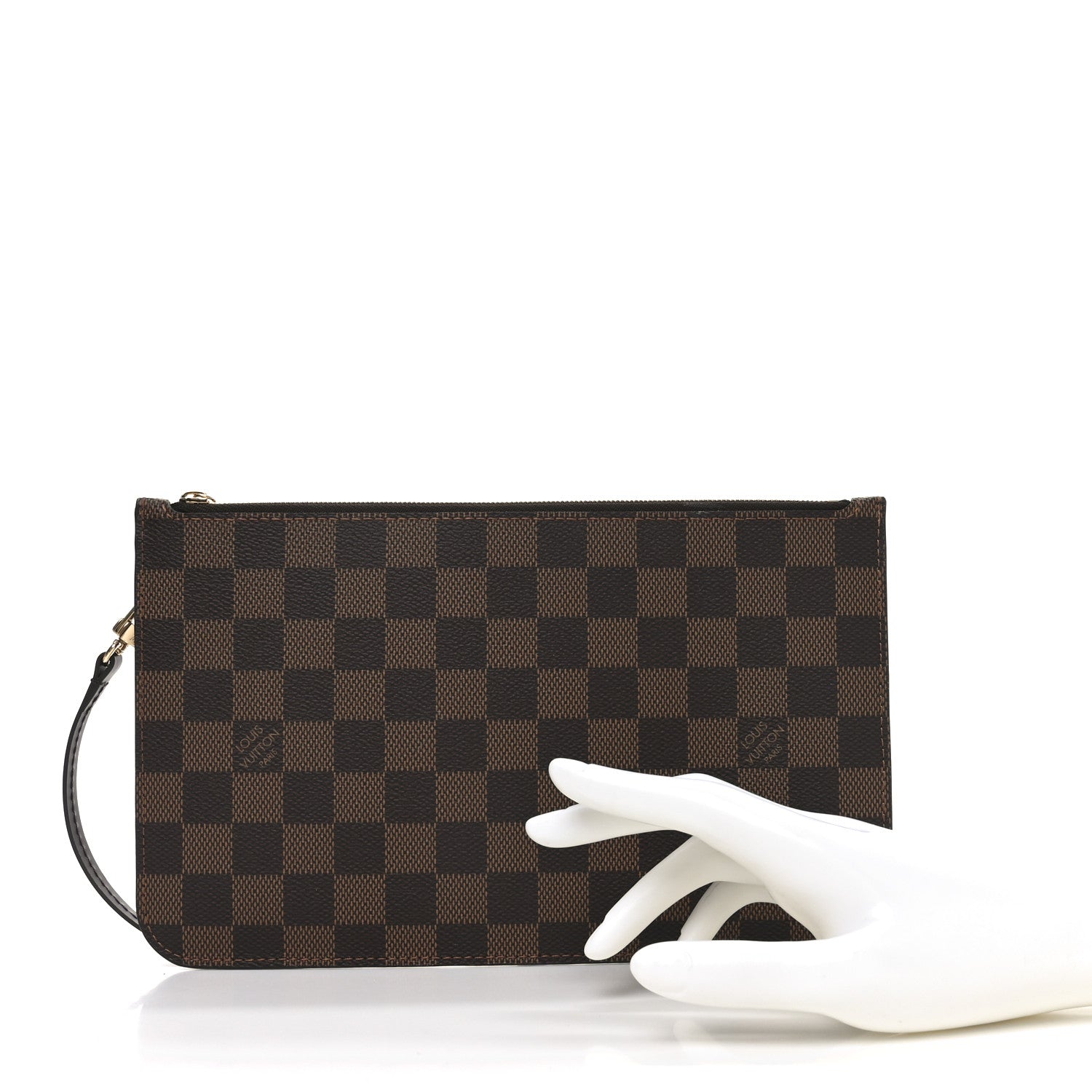 Louis Vuitton Damier Ebene Neverfull MM GM Pochette 2 of 6