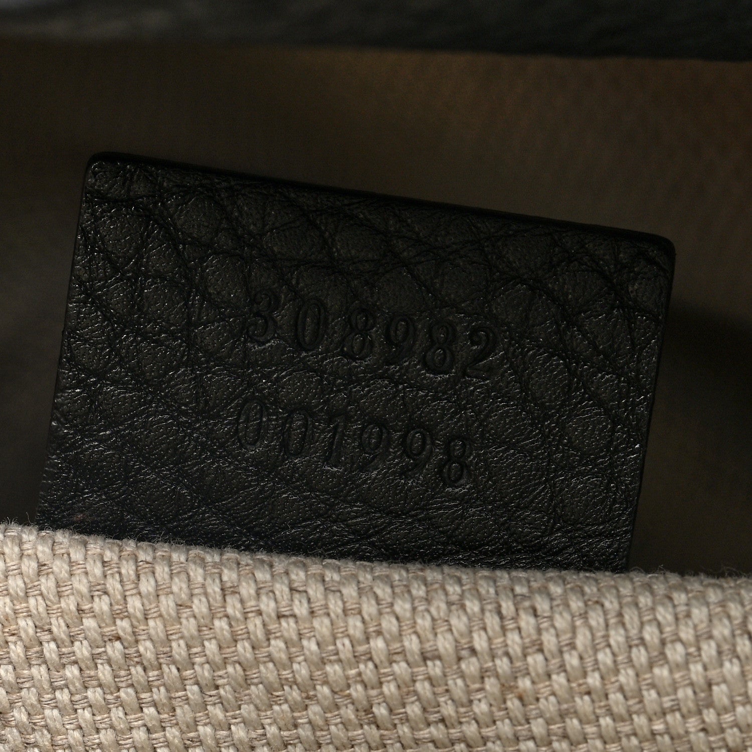 Gucci Pebbled Calfskin Medium Soho Chain Shoulder Bag Black 7 of 10