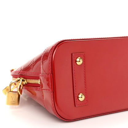 Louis Vuitton Vernis Alma BB Pomme D'Amour 9 of 10