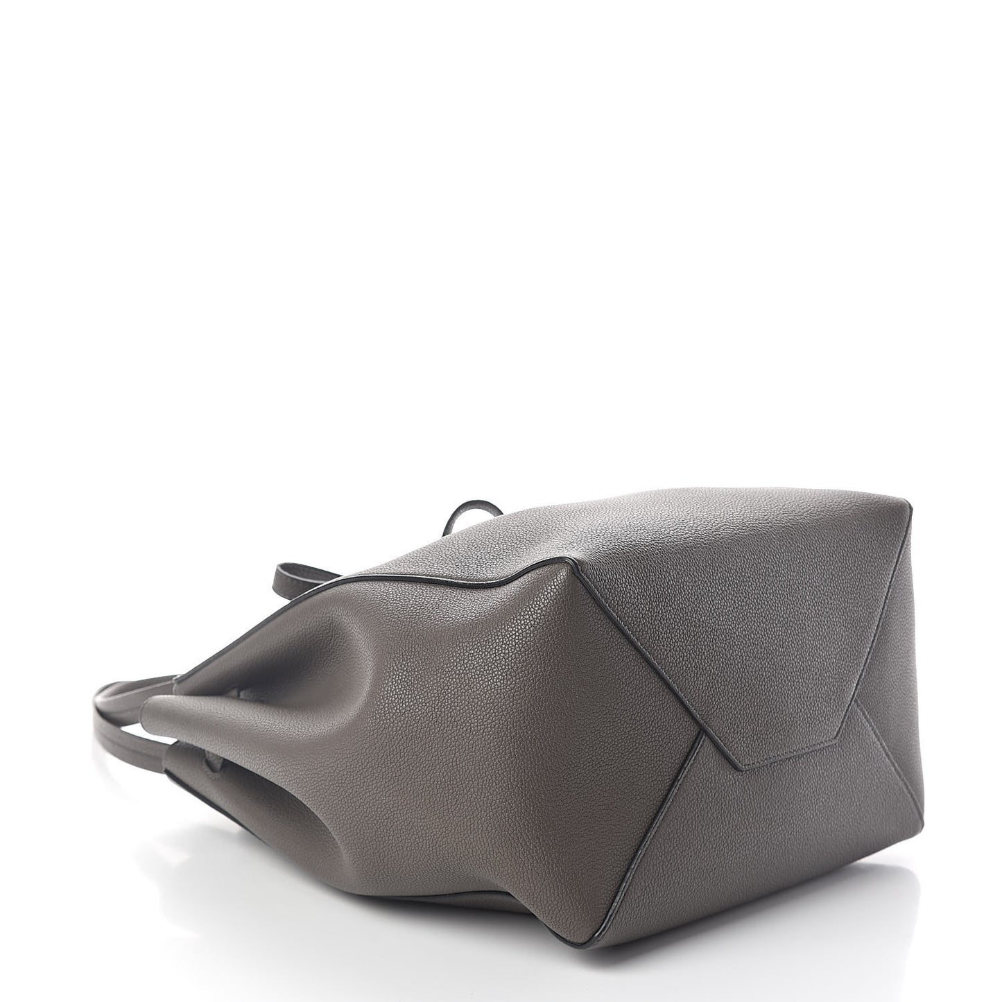 Soft Grained Calfskin Small Belt Cabas Phantom Taupe