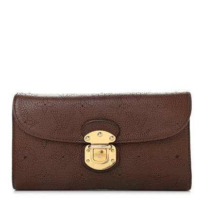 Louis Vuitton Mahina Amelia Wallet Acajou 1 of 14