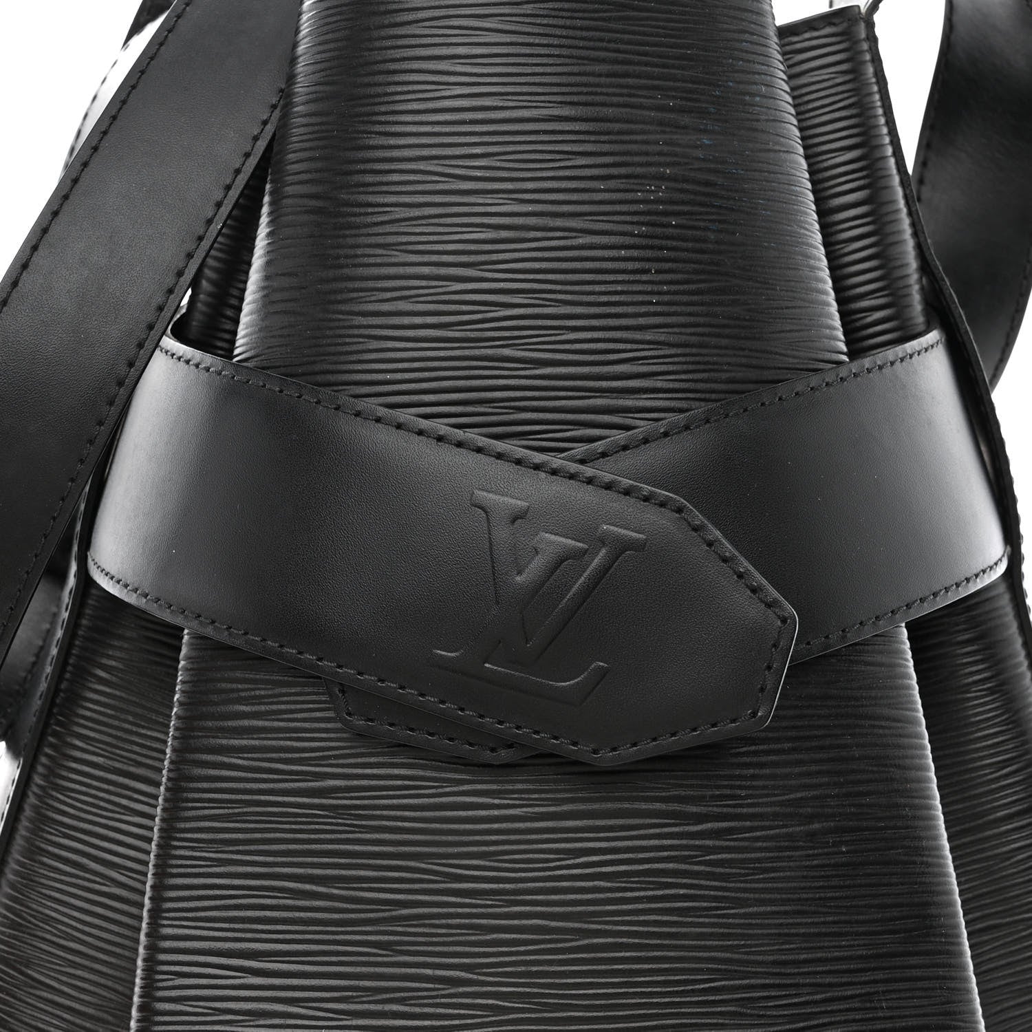 Louis Vuitton Epi Sac D'Epaule Black 7 of 11