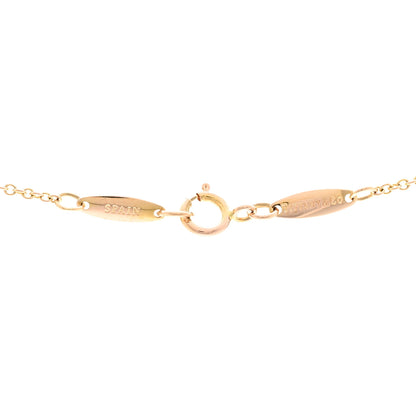 Tiffany 18K Rose Gold Diamond .17ct Elsa Peretti Diamonds by the Yard Pendant Necklace 4 of 4